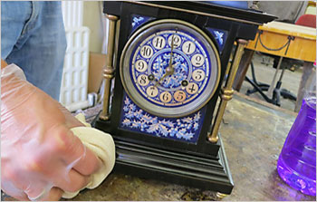 Restoration work on your clock